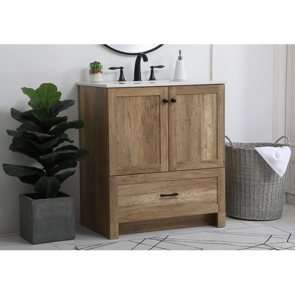 Foundry Select Shirk 30'' Freestanding Single Bathroom Vanity with